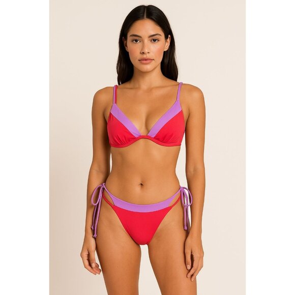 LSPACE Fused Zendaya Top Small & Fused MacKena Bikini Bottom